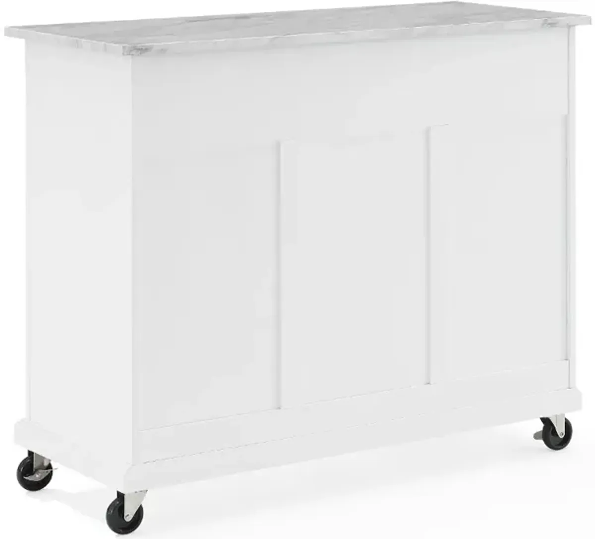 Avery White Kitchen Island