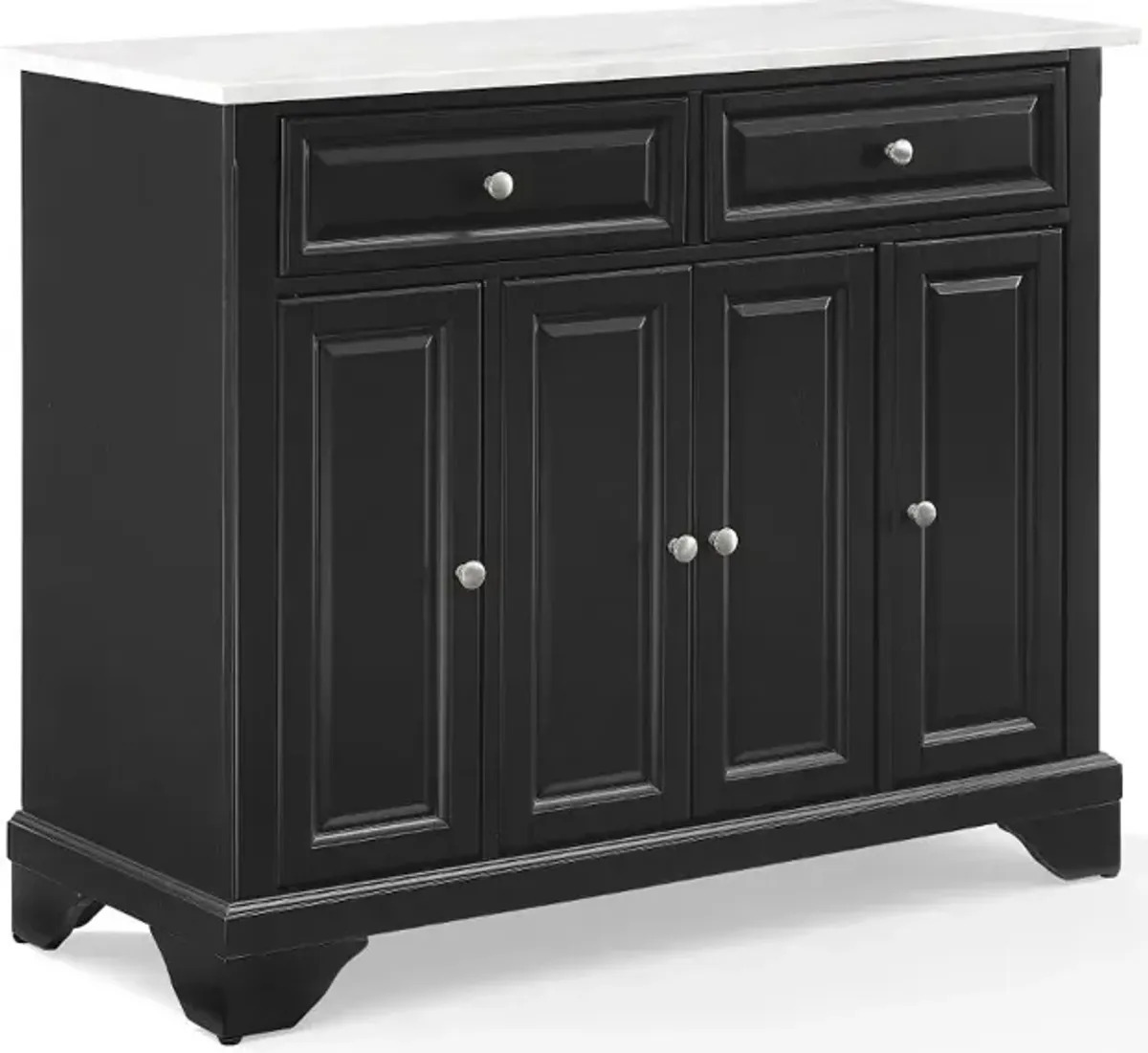 Avery Black Kitchen Island