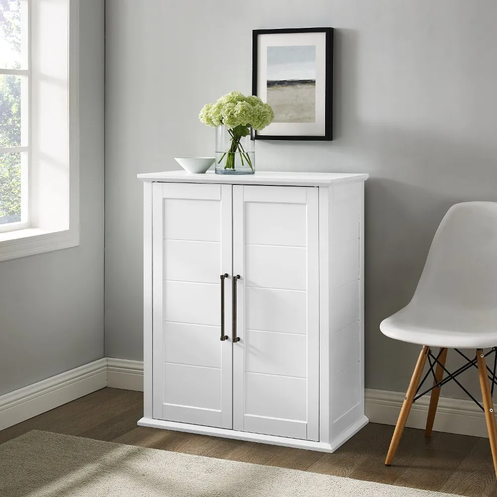 Bartlett White Stackable Storage Pantry