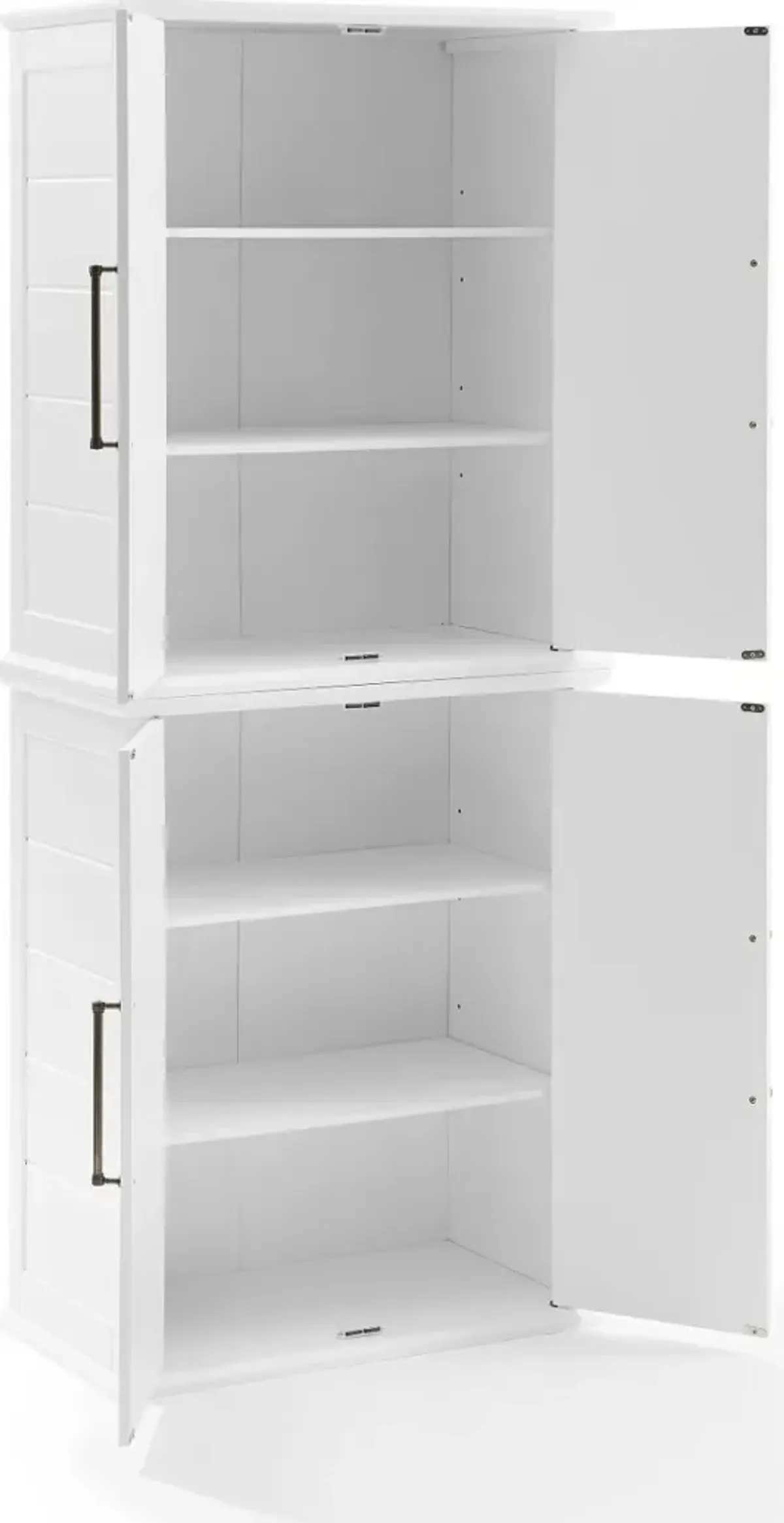 Bartlett White Tall Storage Pantry