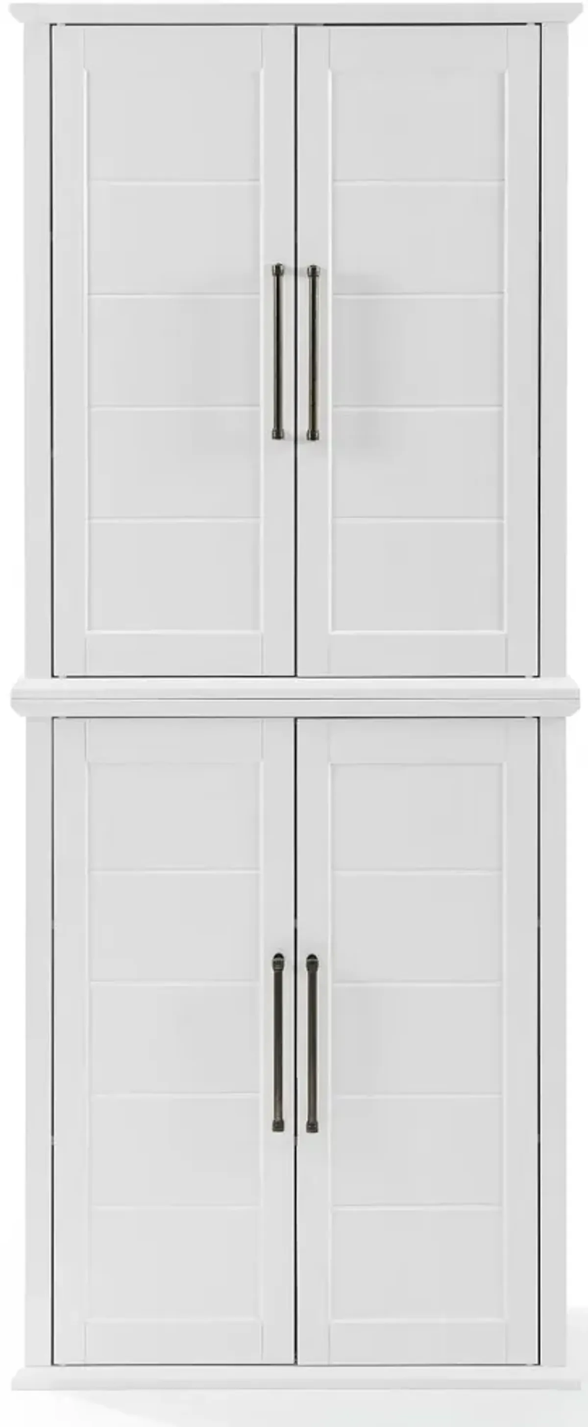 Bartlett White Tall Storage Pantry