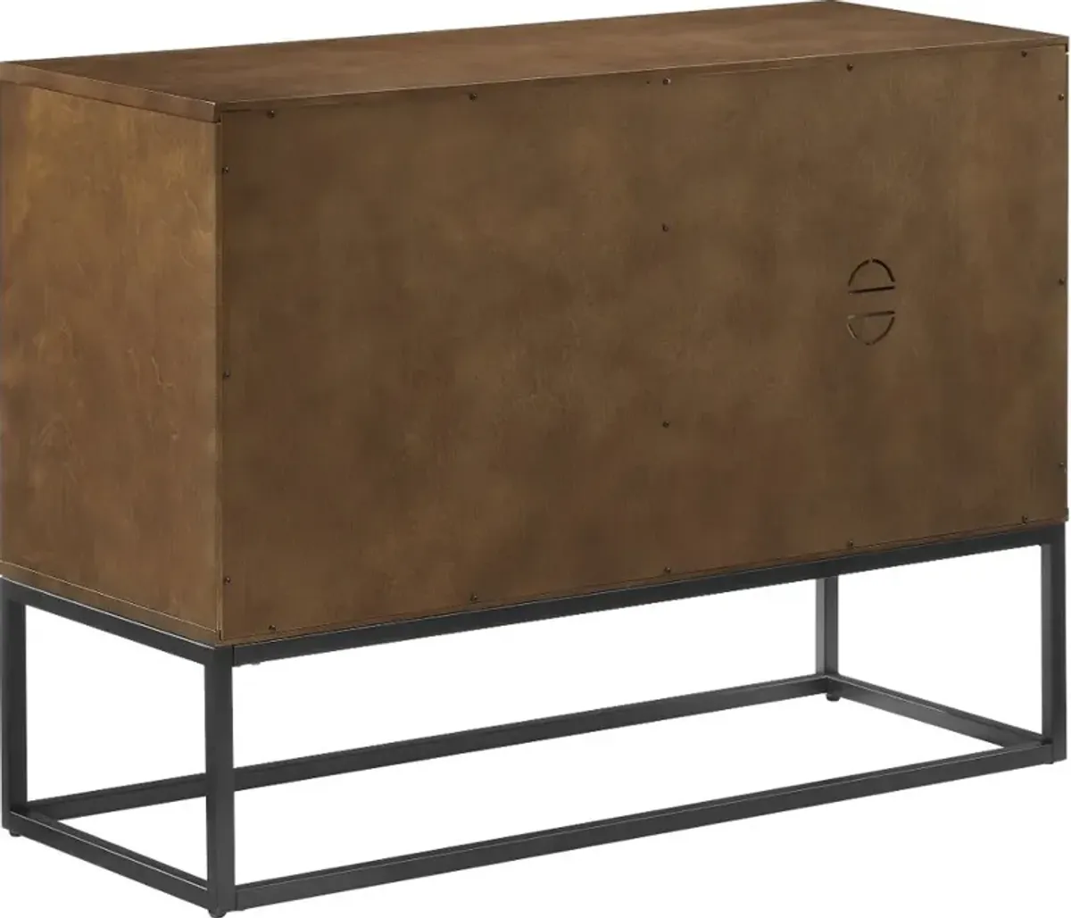 Byron Media Console with Black Base