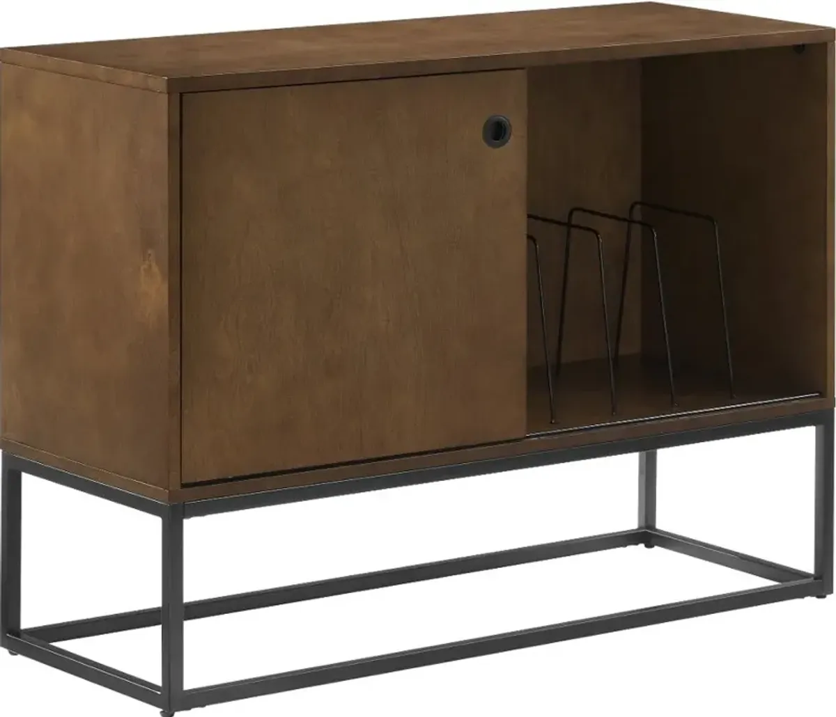 Byron Media Console with Black Base