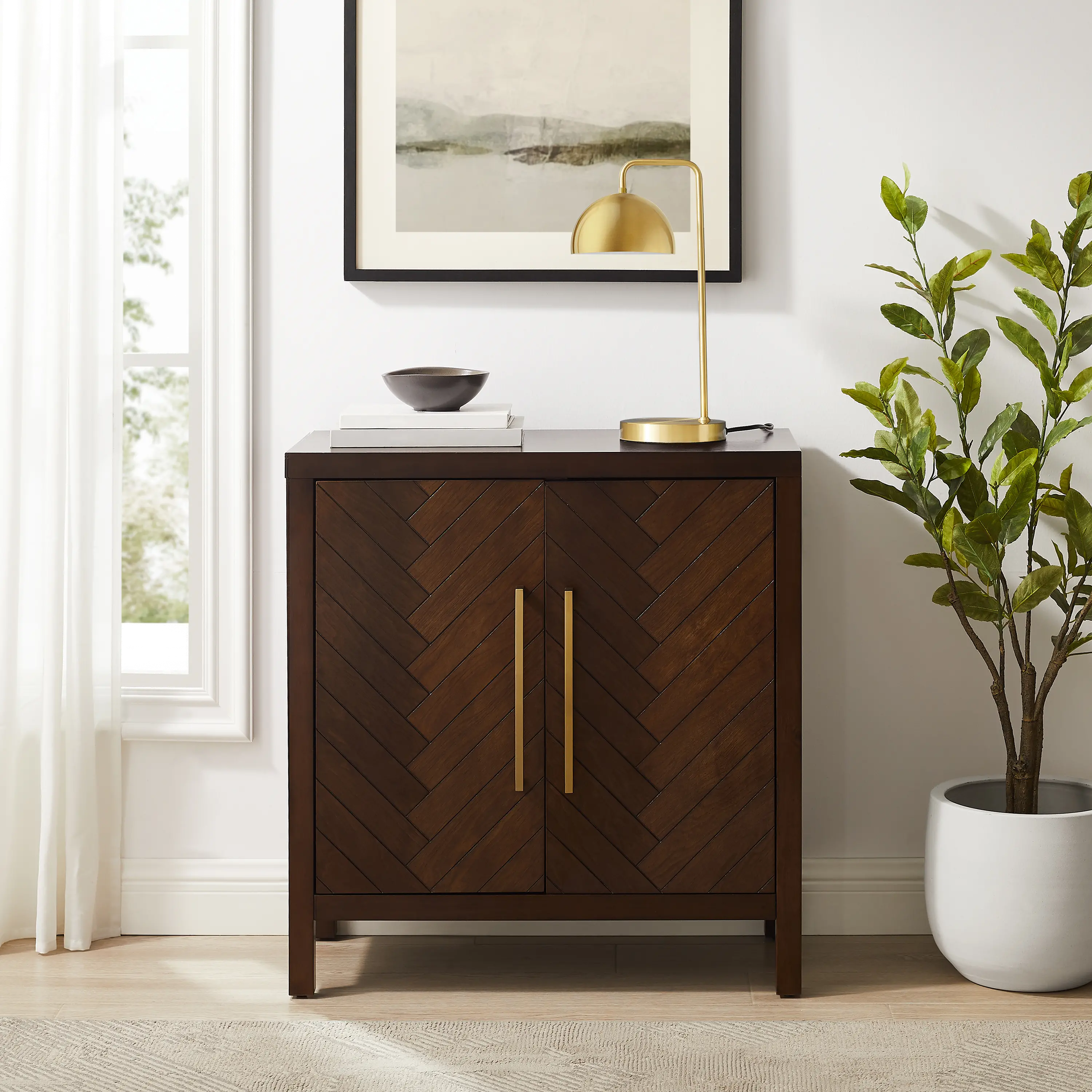 Darcy Brown Accent Cabinet