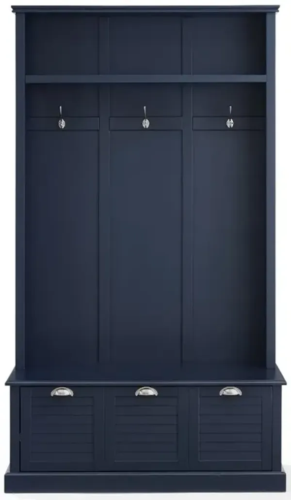 Ellison Navy Blue Hall Tree