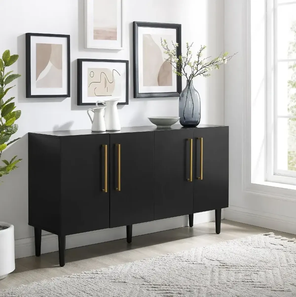 Everett Black Dining Room Sideboard