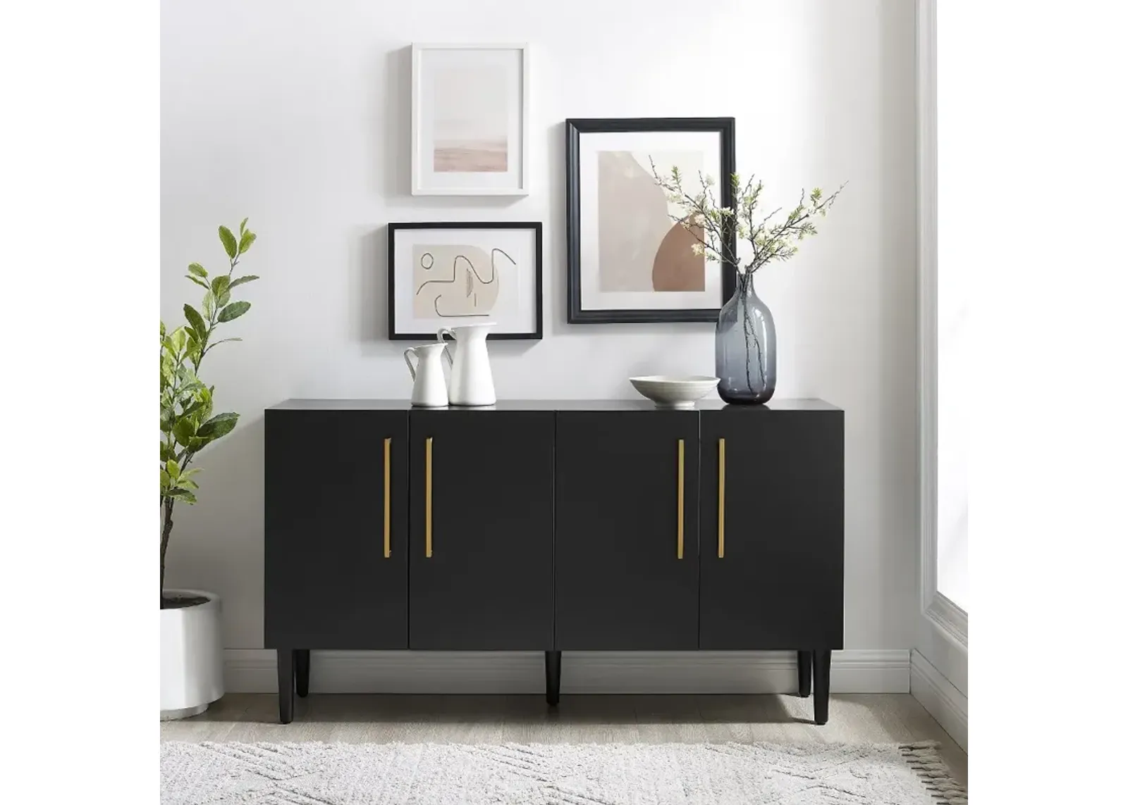 Everett Black Dining Room Sideboard