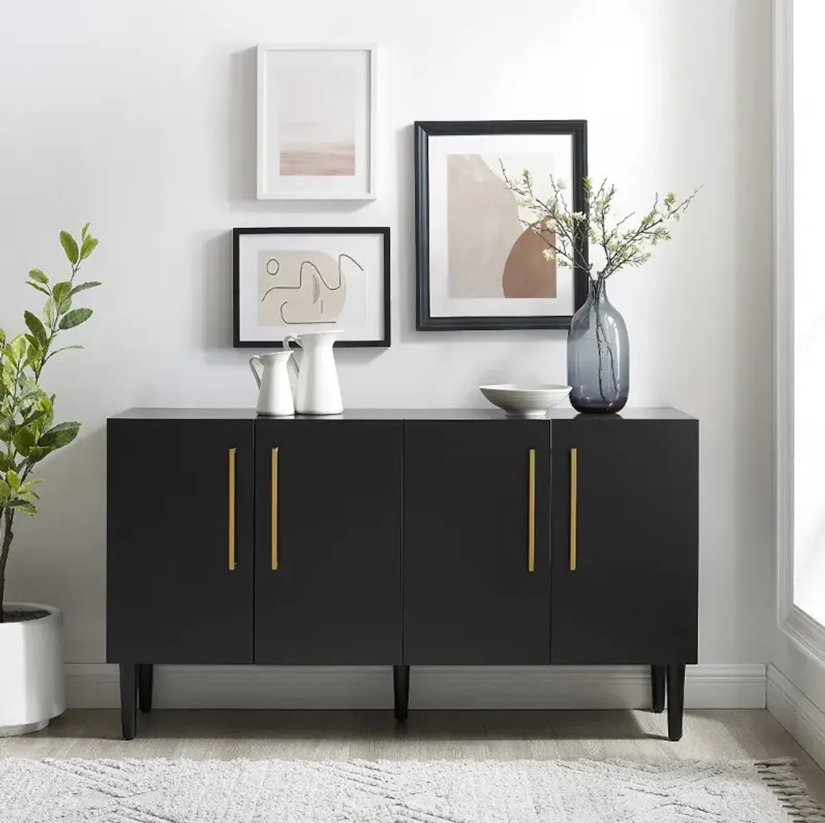 Everett Black Dining Room Sideboard