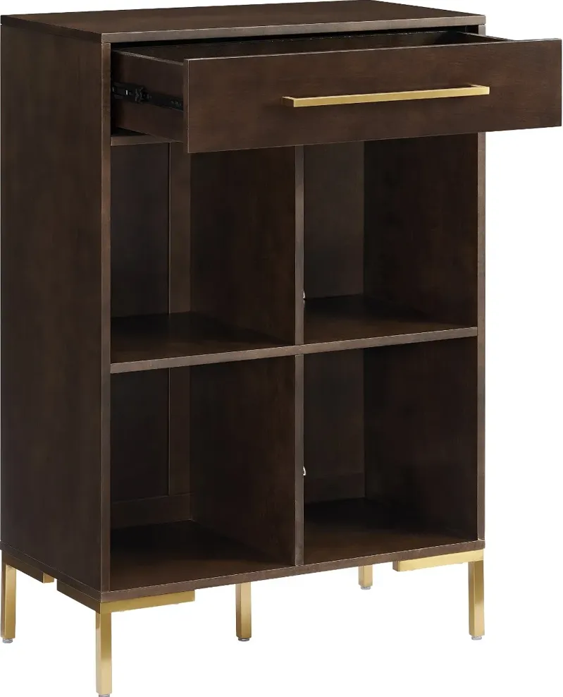 Juno Brown Storage Cube Bookcase