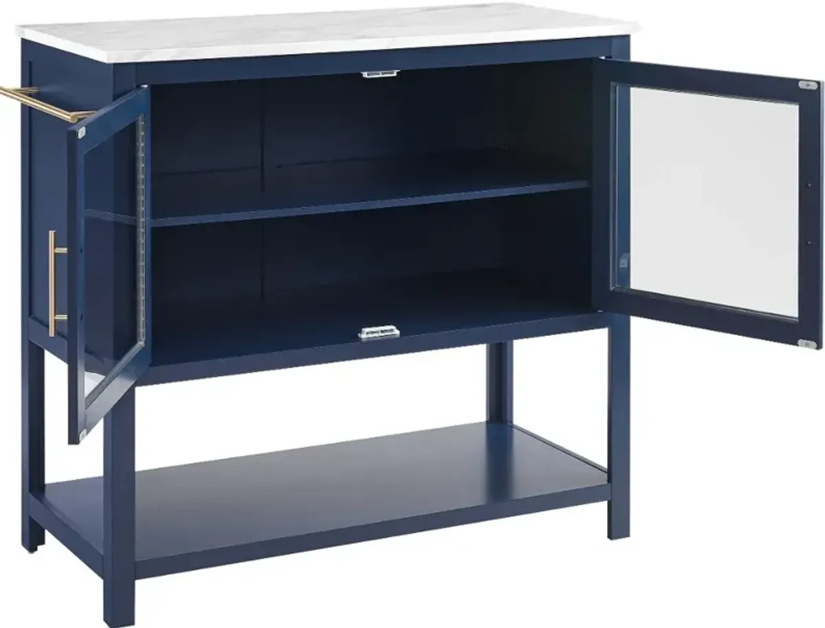 Katrina Blue Kitchen Island