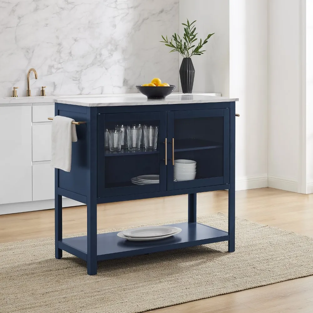 Katrina Blue Kitchen Island