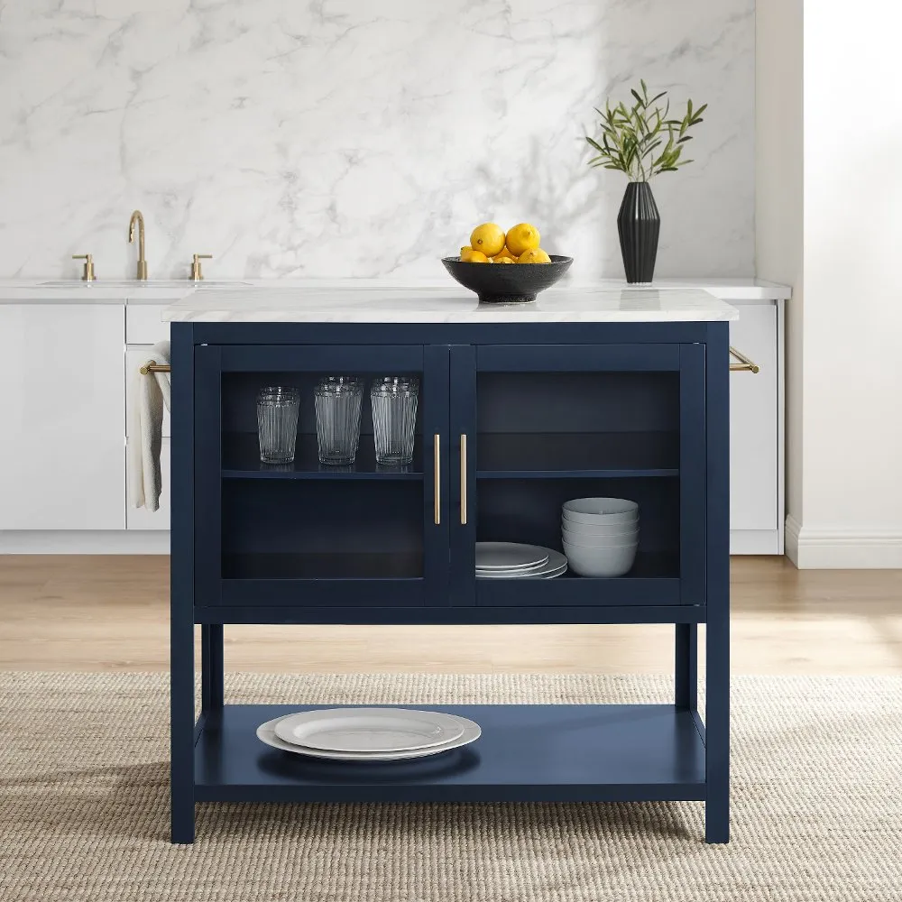 Katrina Blue Kitchen Island