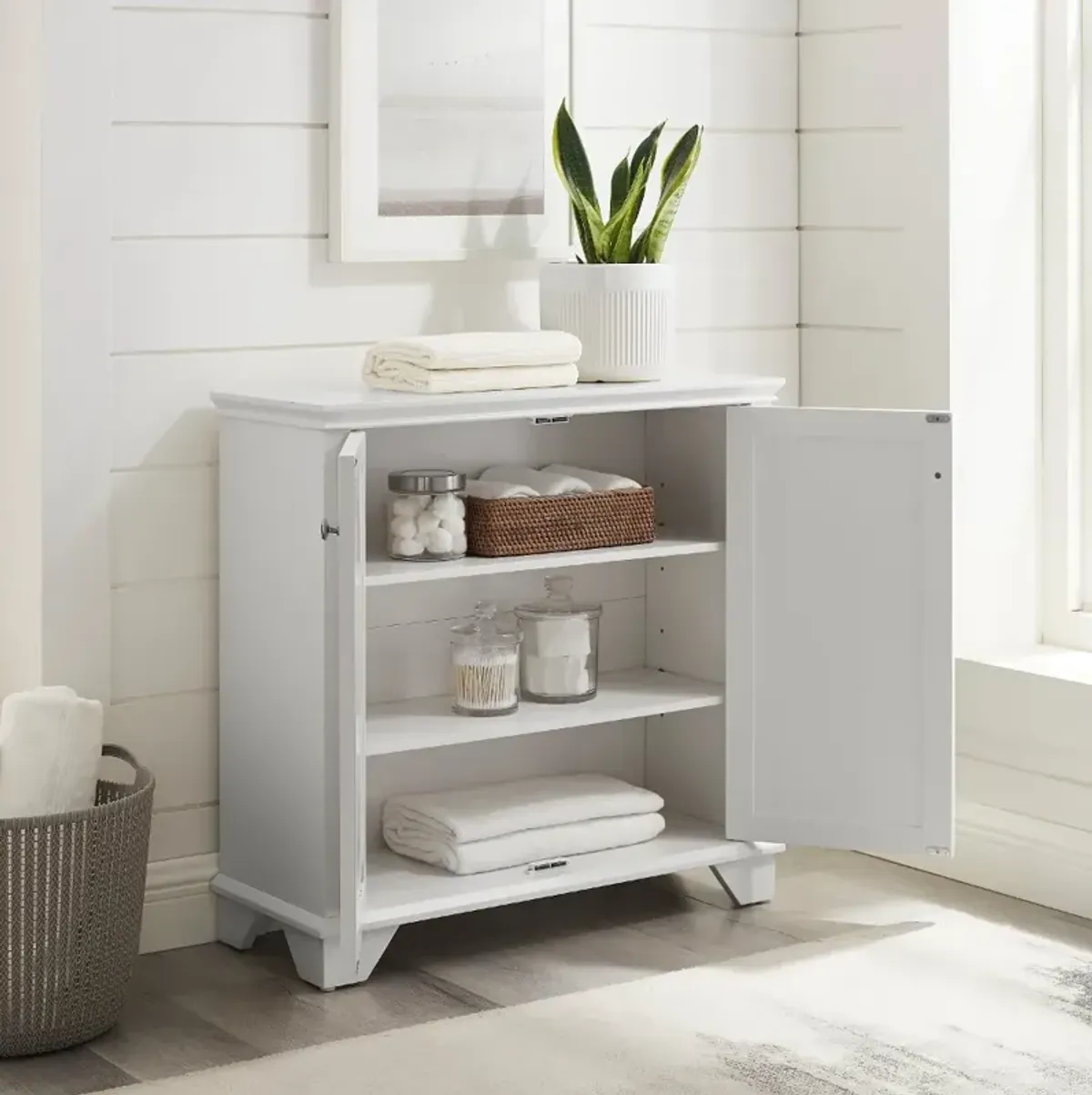 Lydia White Storage Cabinet