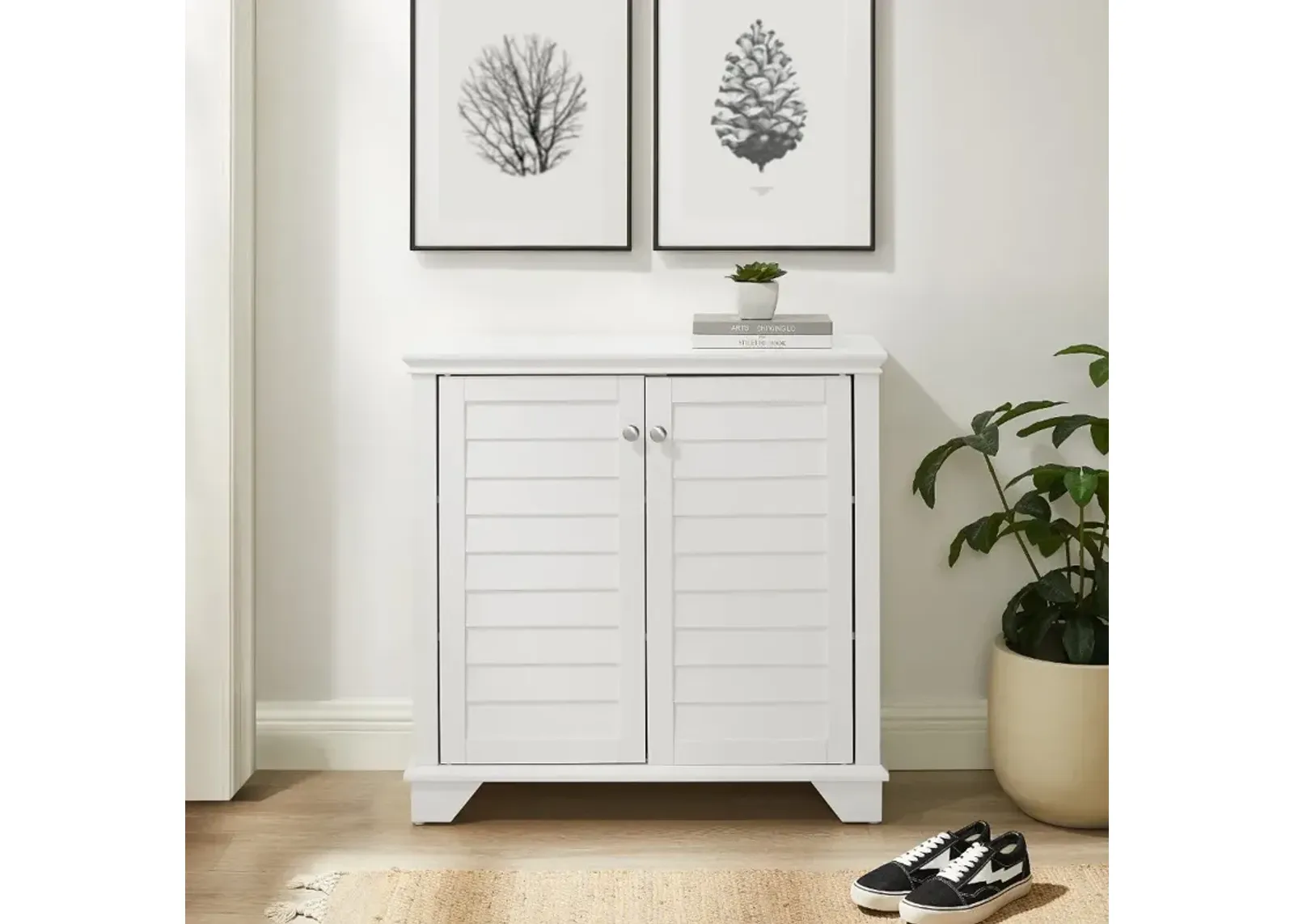 Lydia White Storage Cabinet