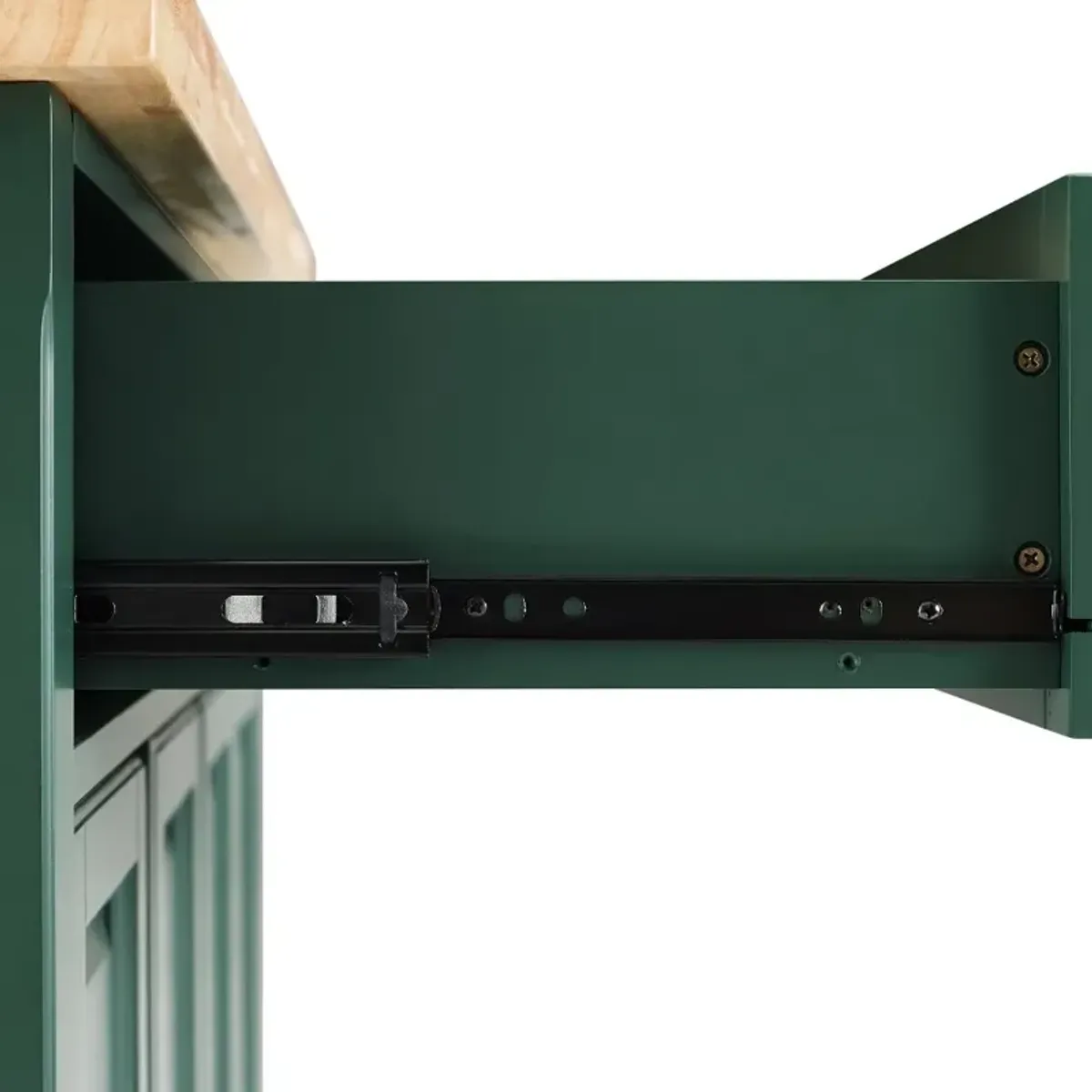 Madison Green Kitchen Island