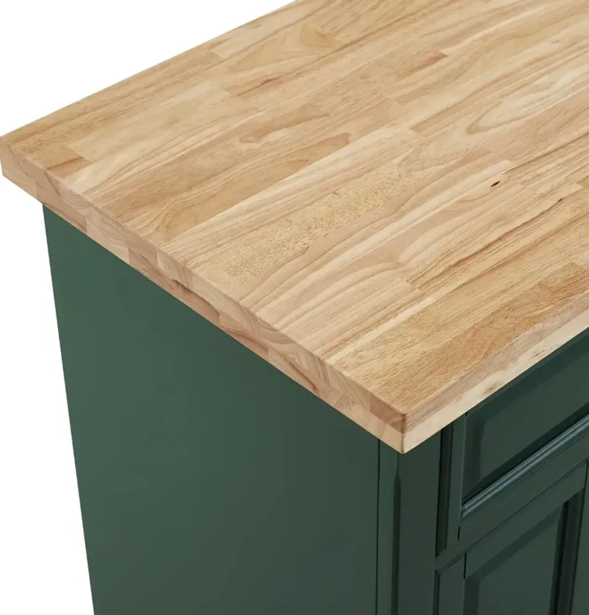 Madison Green Kitchen Island