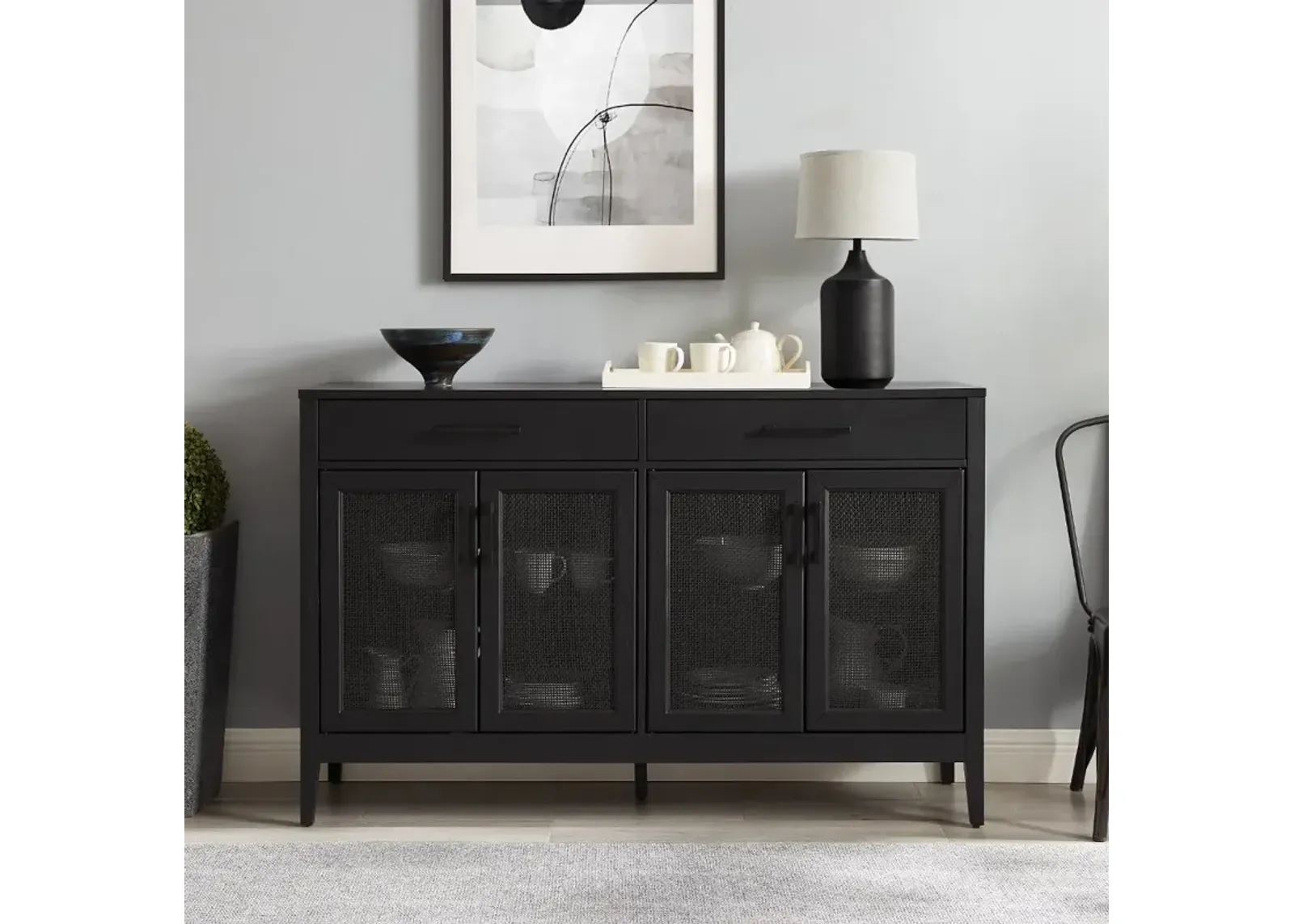 Milo Black Dining Room Sideboard