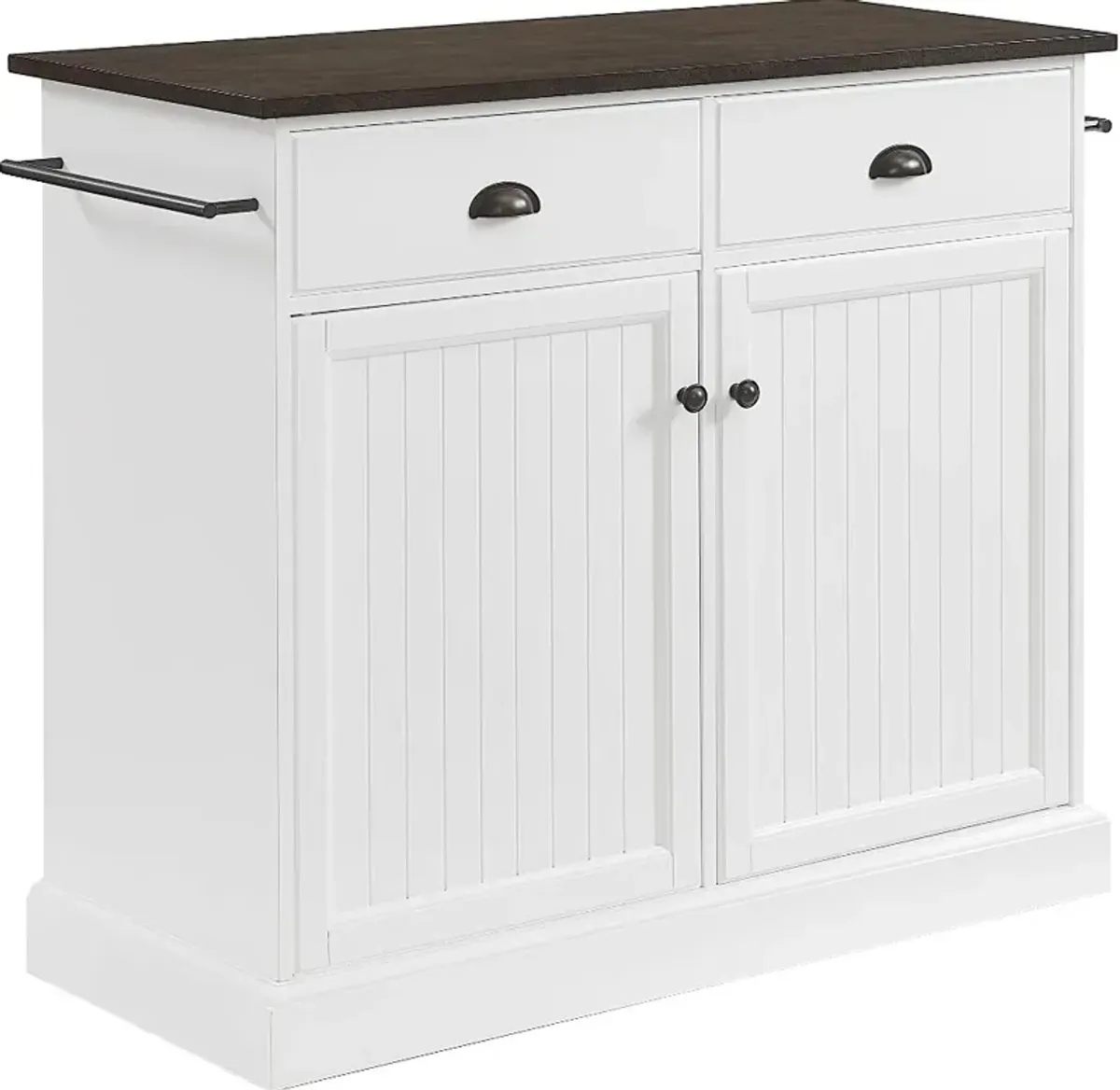 Shoreline White Kitchen Island