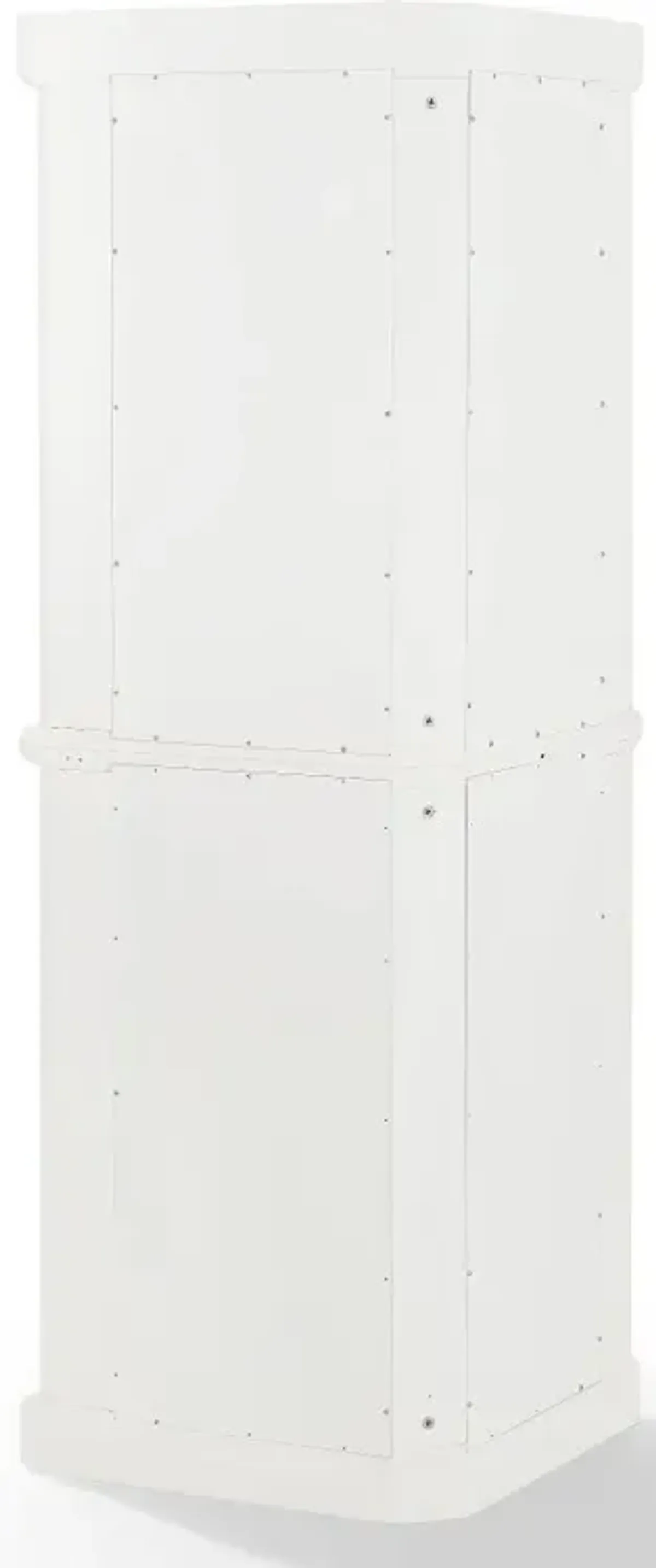 Shoreline White Corner Pantry Cabinet