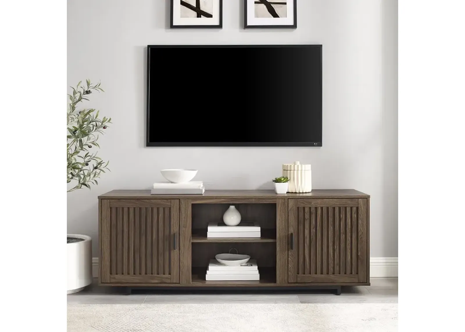 Silas 58" Walnut TV Stand