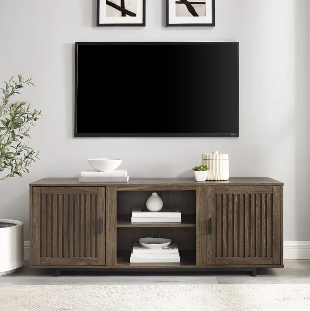 Silas 58" Walnut TV Stand