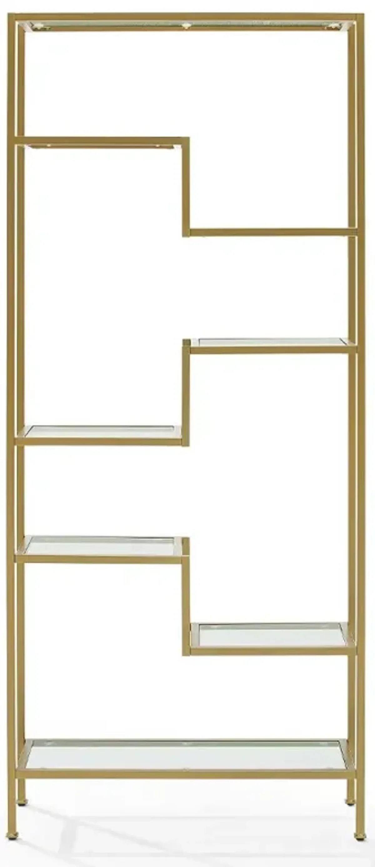 Sloane Gold Metal Bookshelf