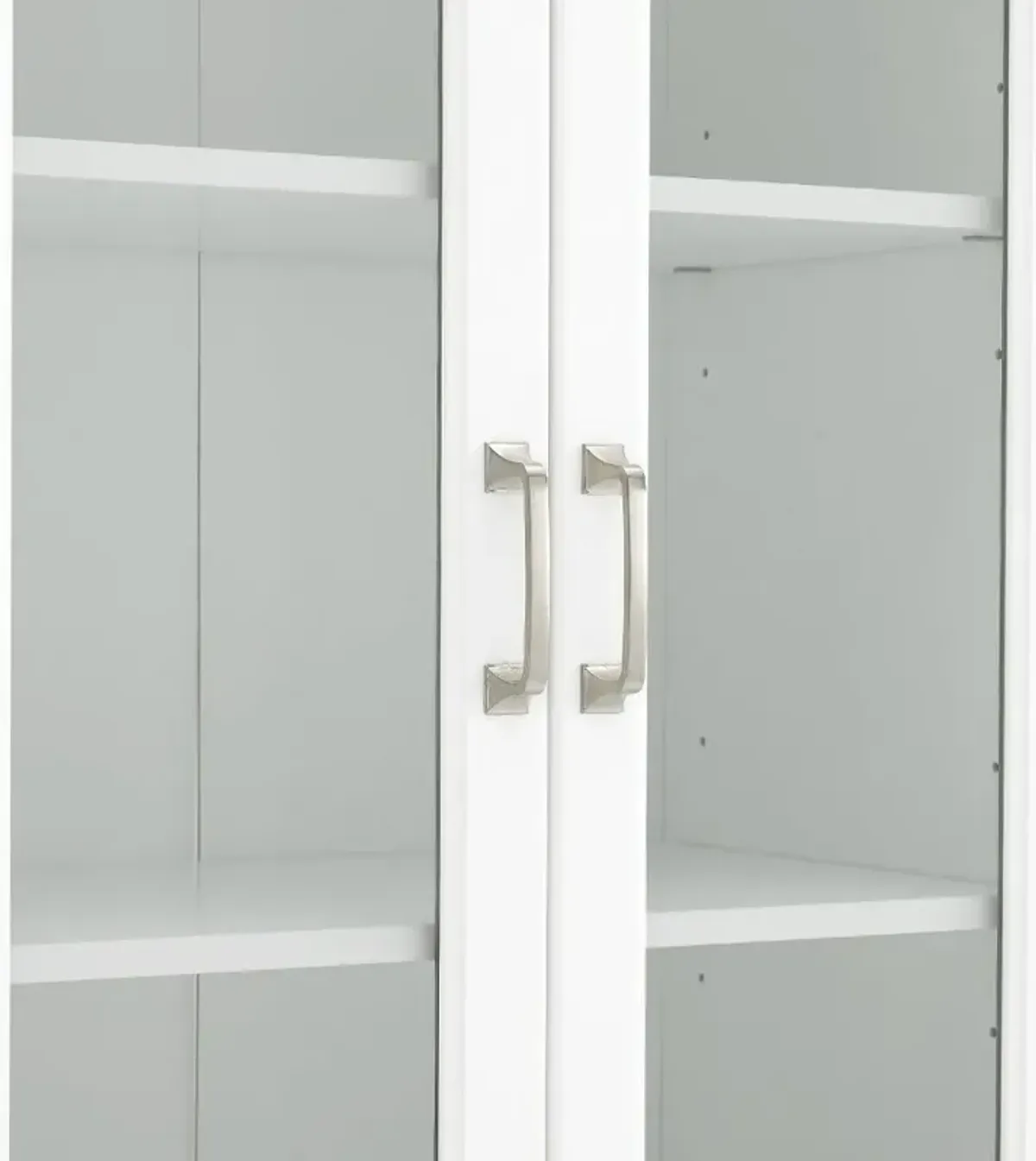 Stanton White Glass Door Pantry