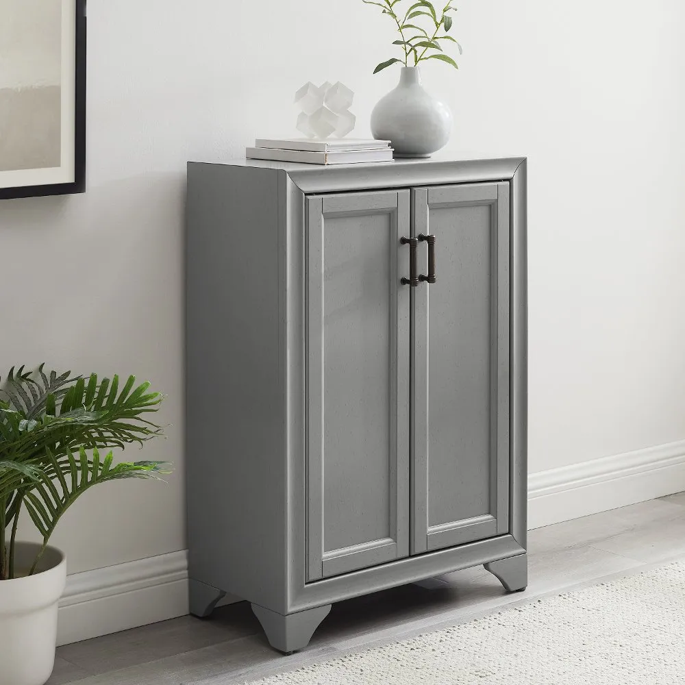 Tara Gray Accent Cabinet