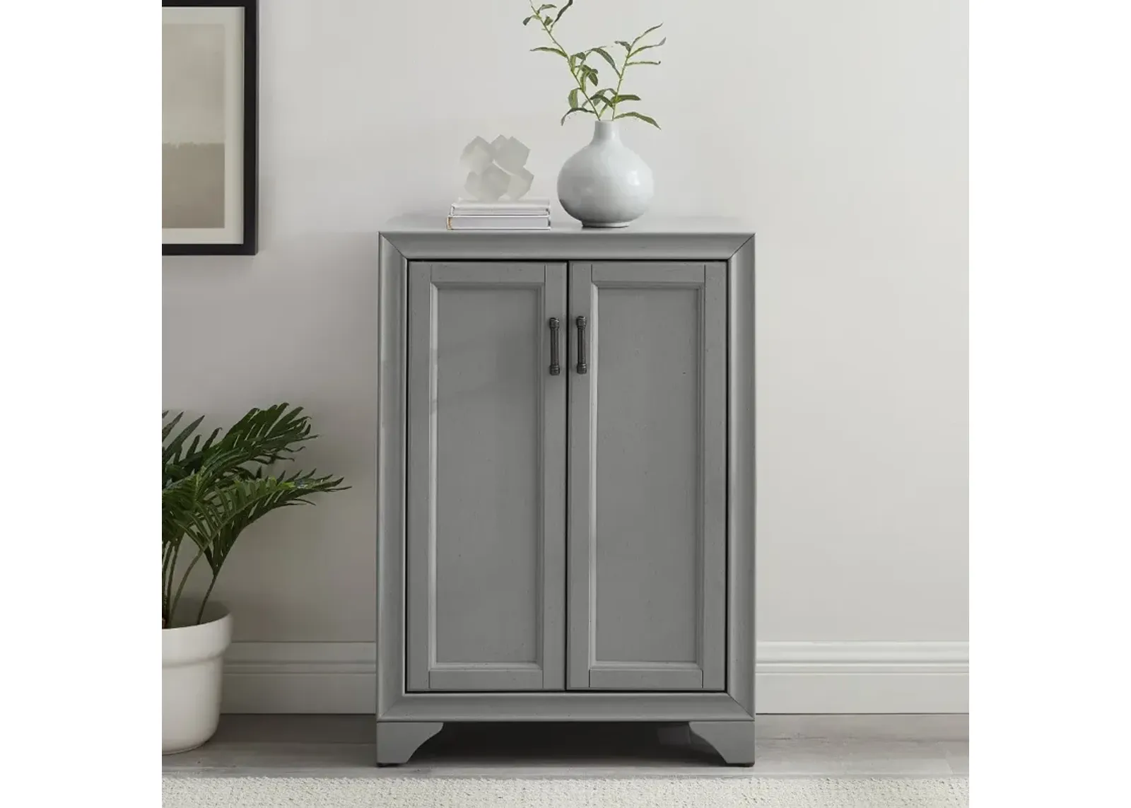 Tara Gray Accent Cabinet