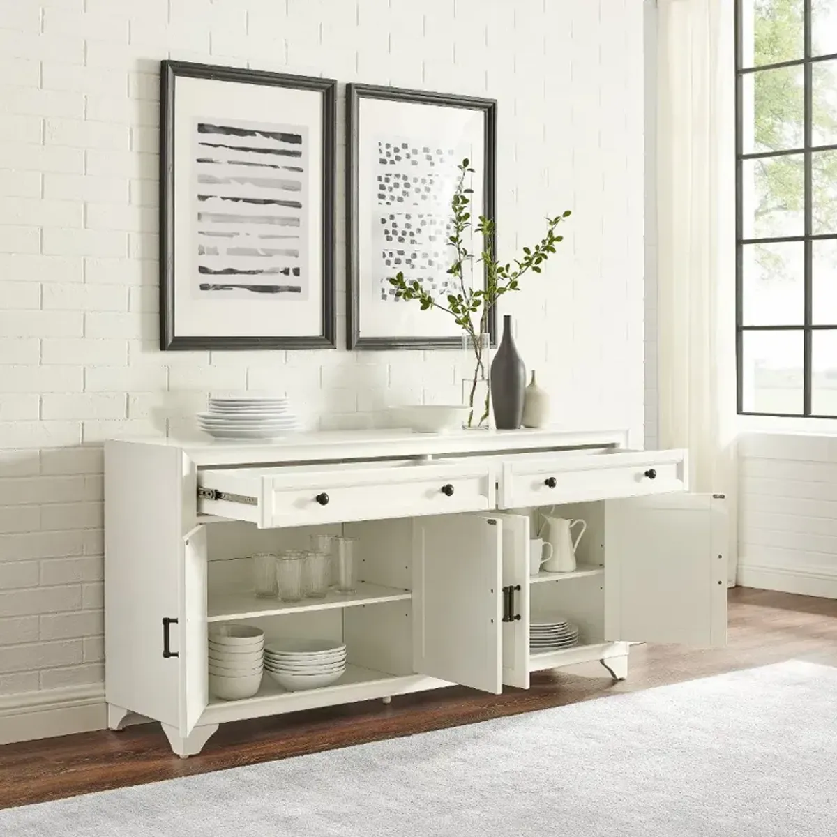 Tara White Sideboard