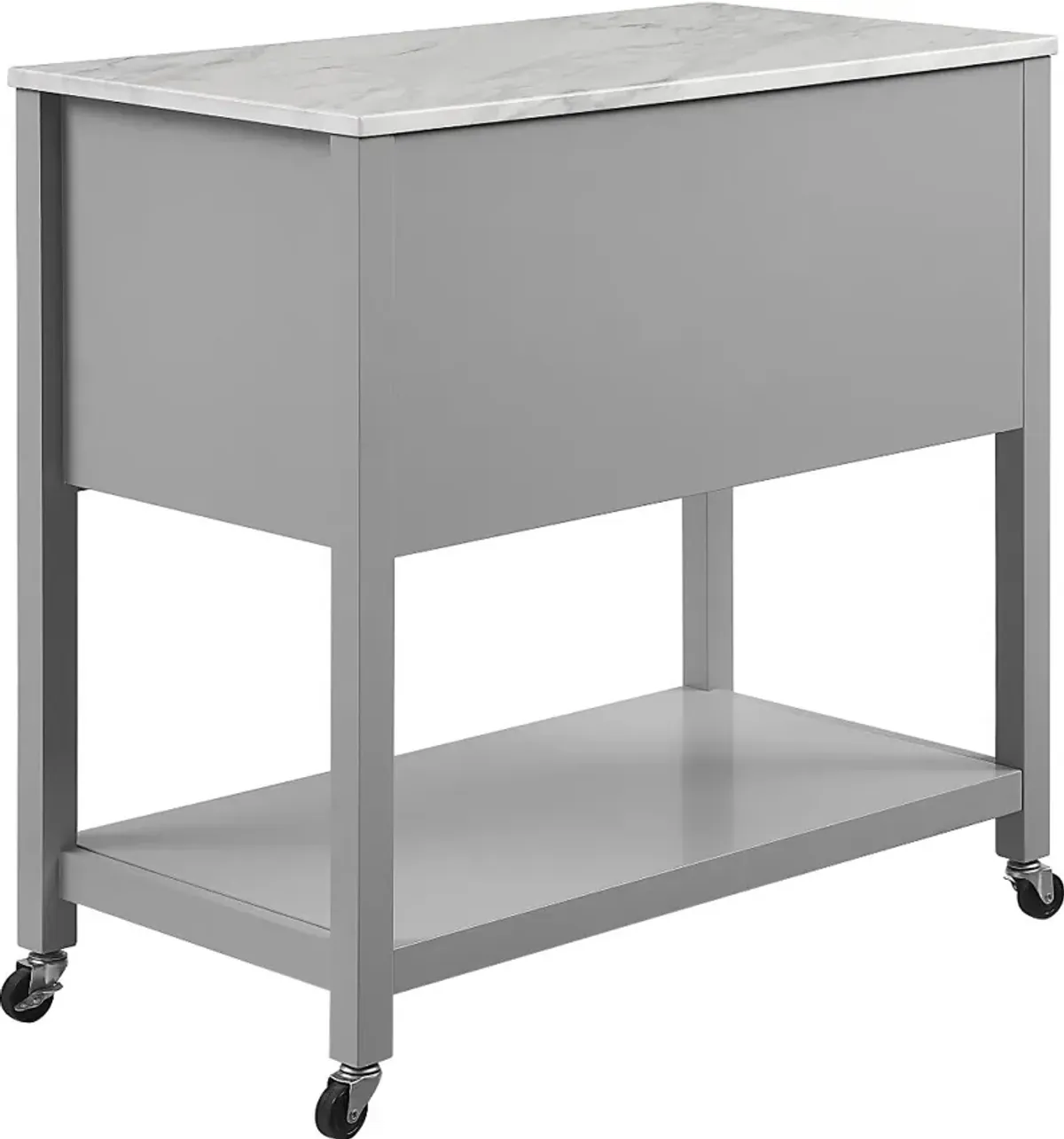 Connell Gray Kitchen Island