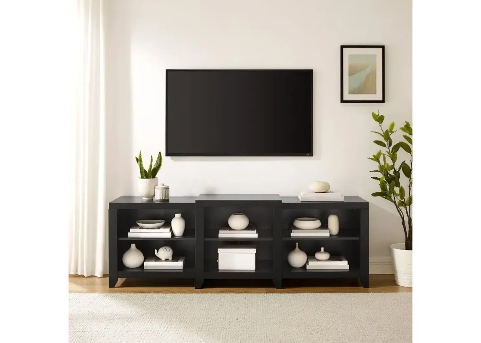 Ronin 69" Black TV Stand