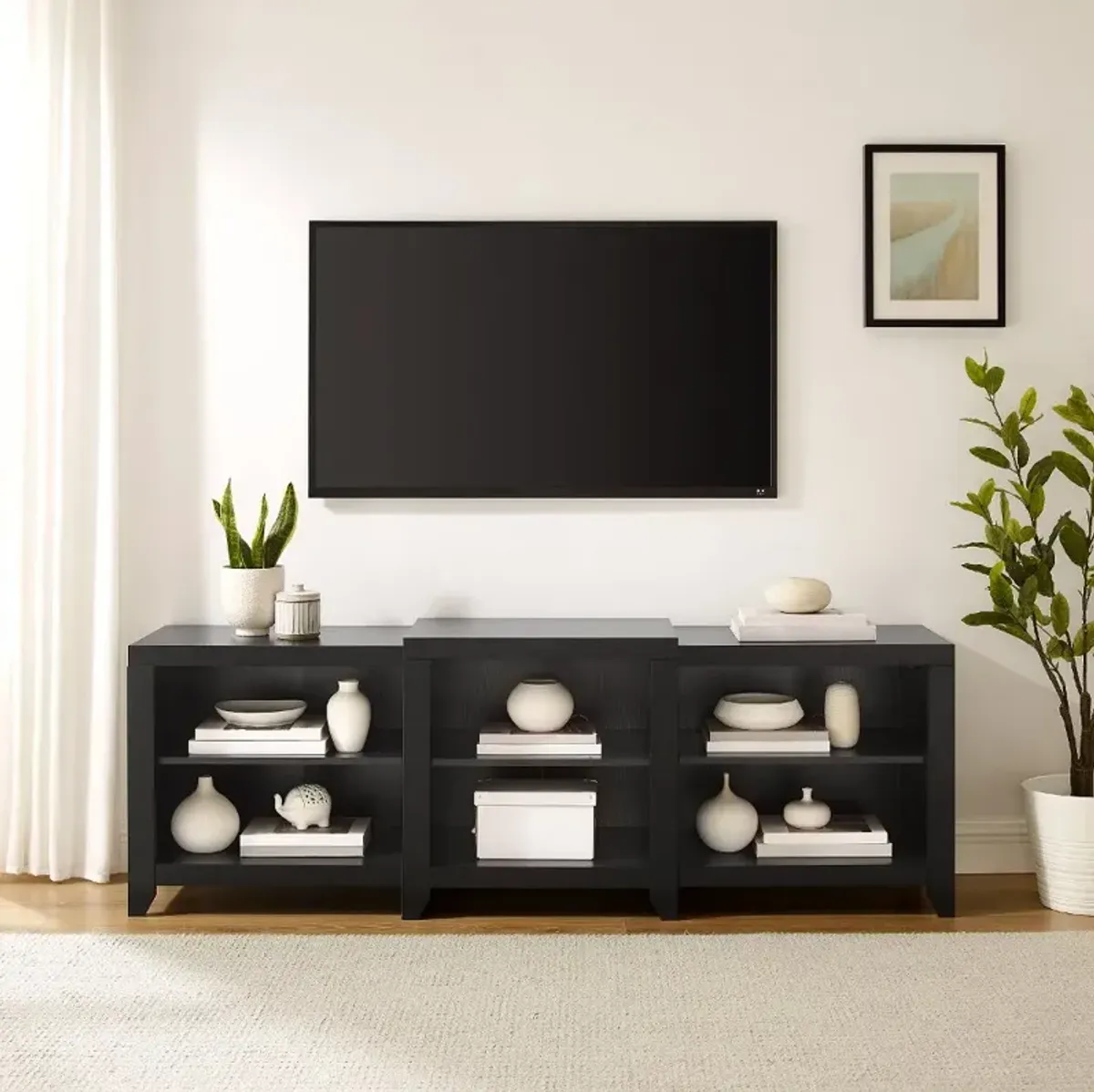 Ronin 69" Black TV Stand