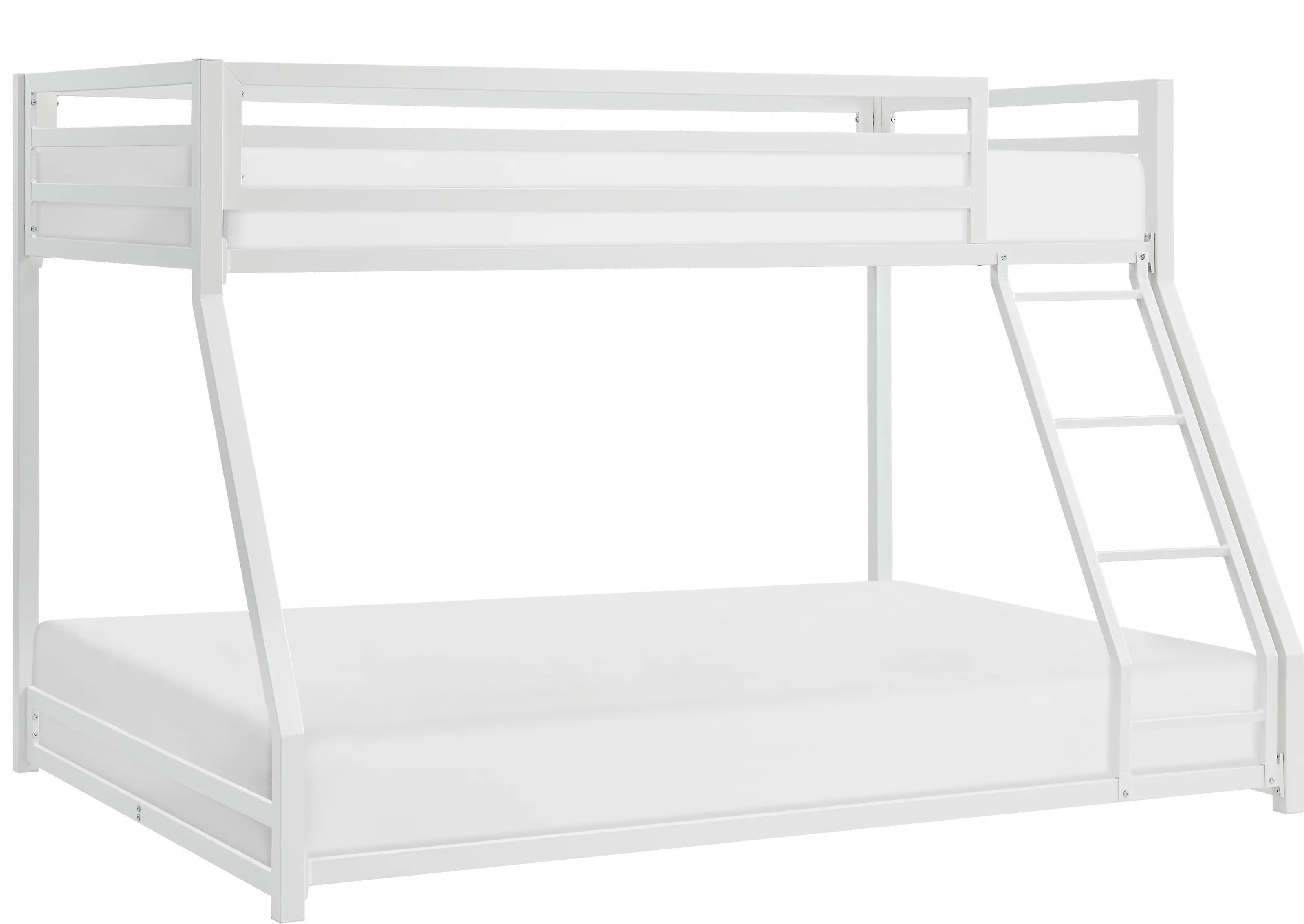 Winnie White Twin-over-Full Bunk Bed