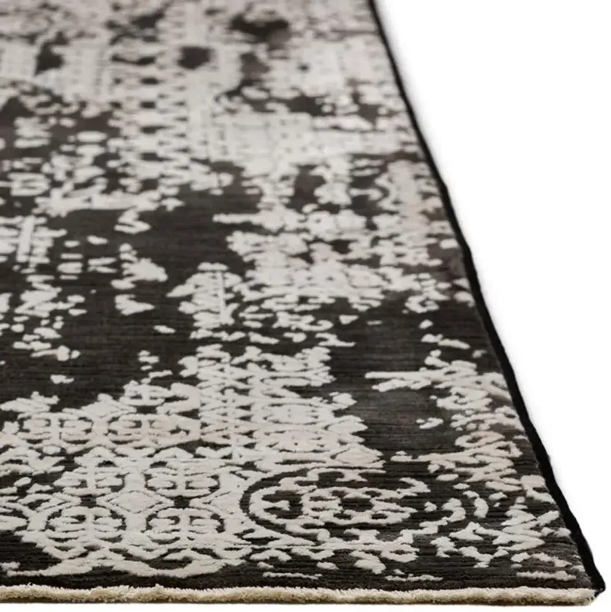 Antalya 5 x 8 Midnight Black Area Rug