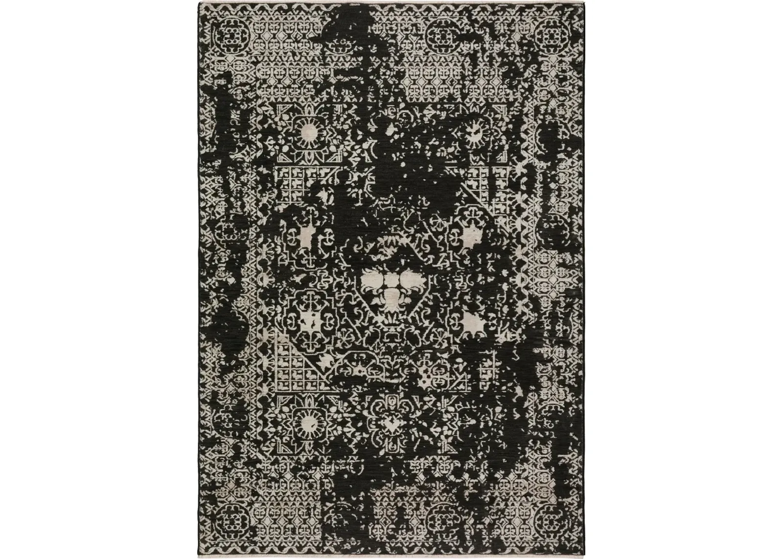 Antalya 5 x 8 Midnight Black Area Rug