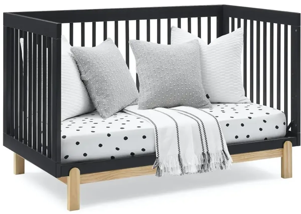 Poppy Dark Gray 4-in-1 Convertible Crib