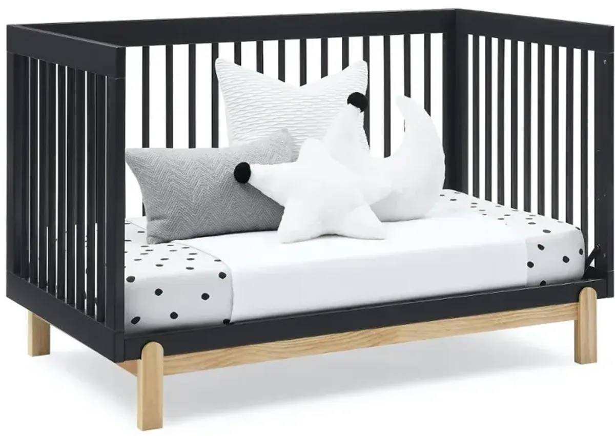 Poppy Dark Gray 4-in-1 Convertible Crib