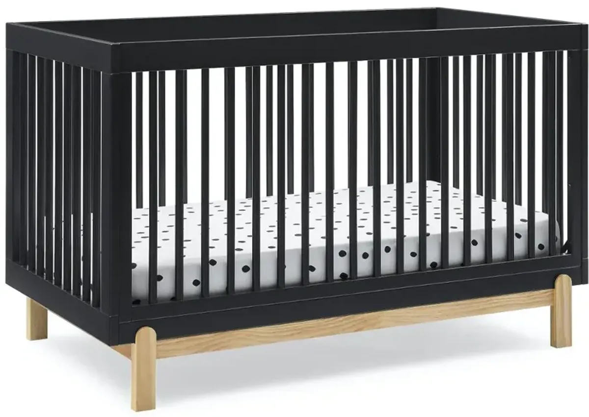 Poppy Dark Gray 4-in-1 Convertible Crib