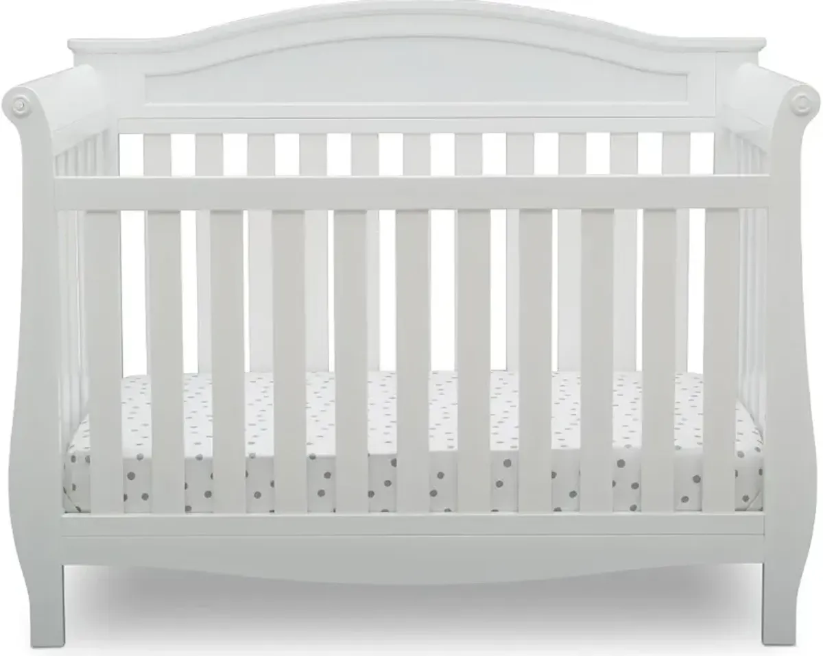 Lancaster White 4-in-1 Convertible Crib