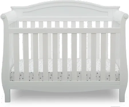 Lancaster White 4-in-1 Convertible Crib