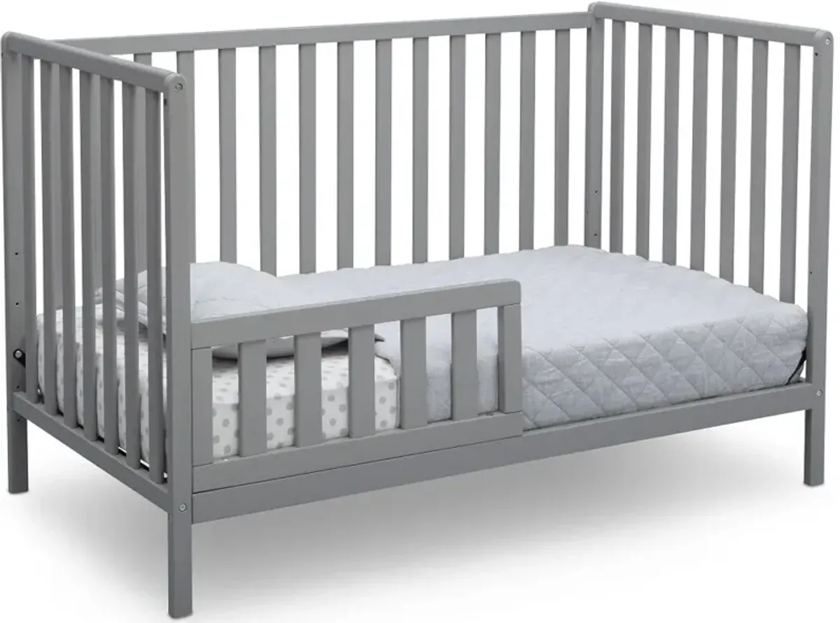 Heartland Gray 4-in-1 Convertible Crib