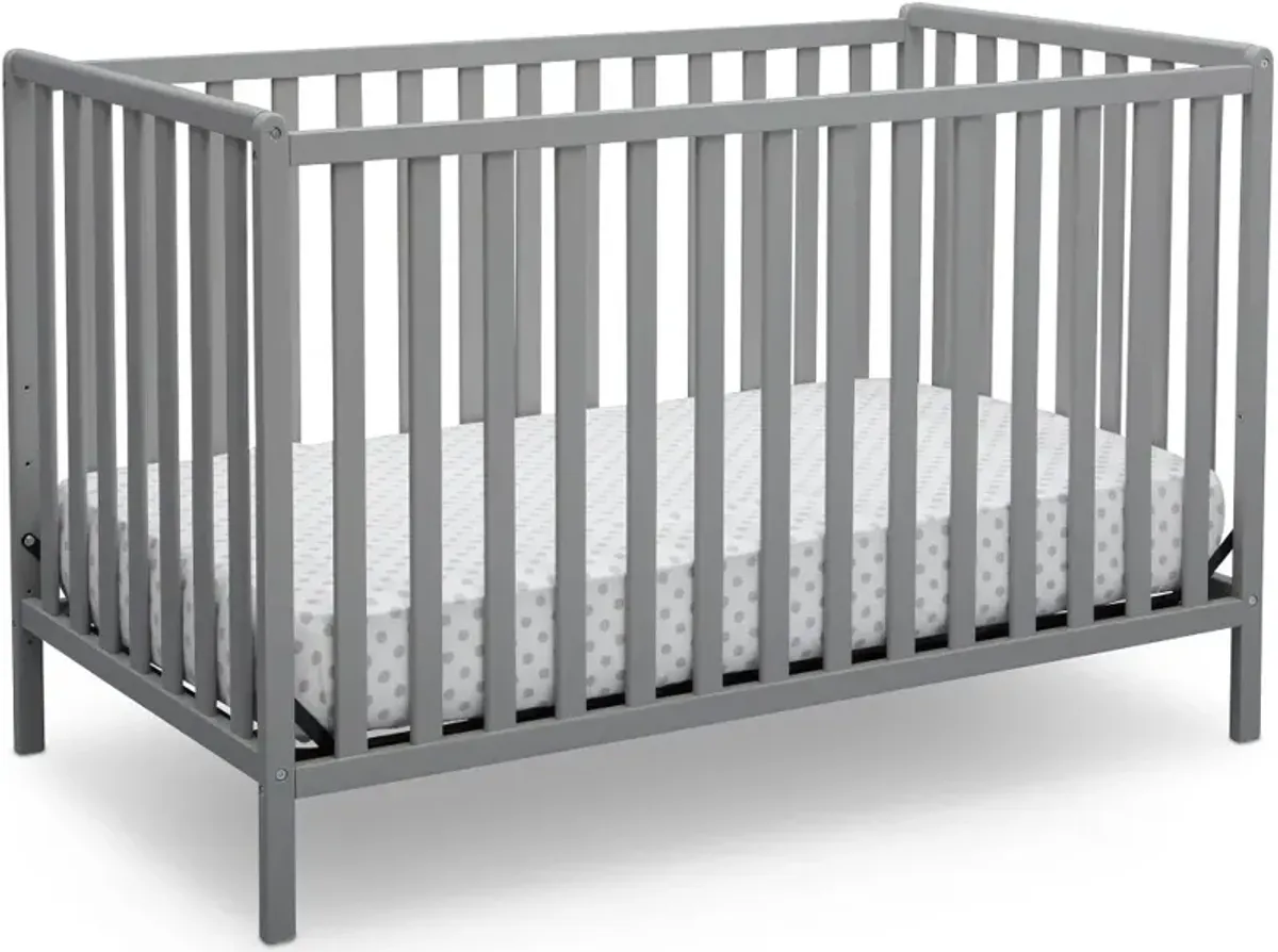 Heartland Gray 4-in-1 Convertible Crib