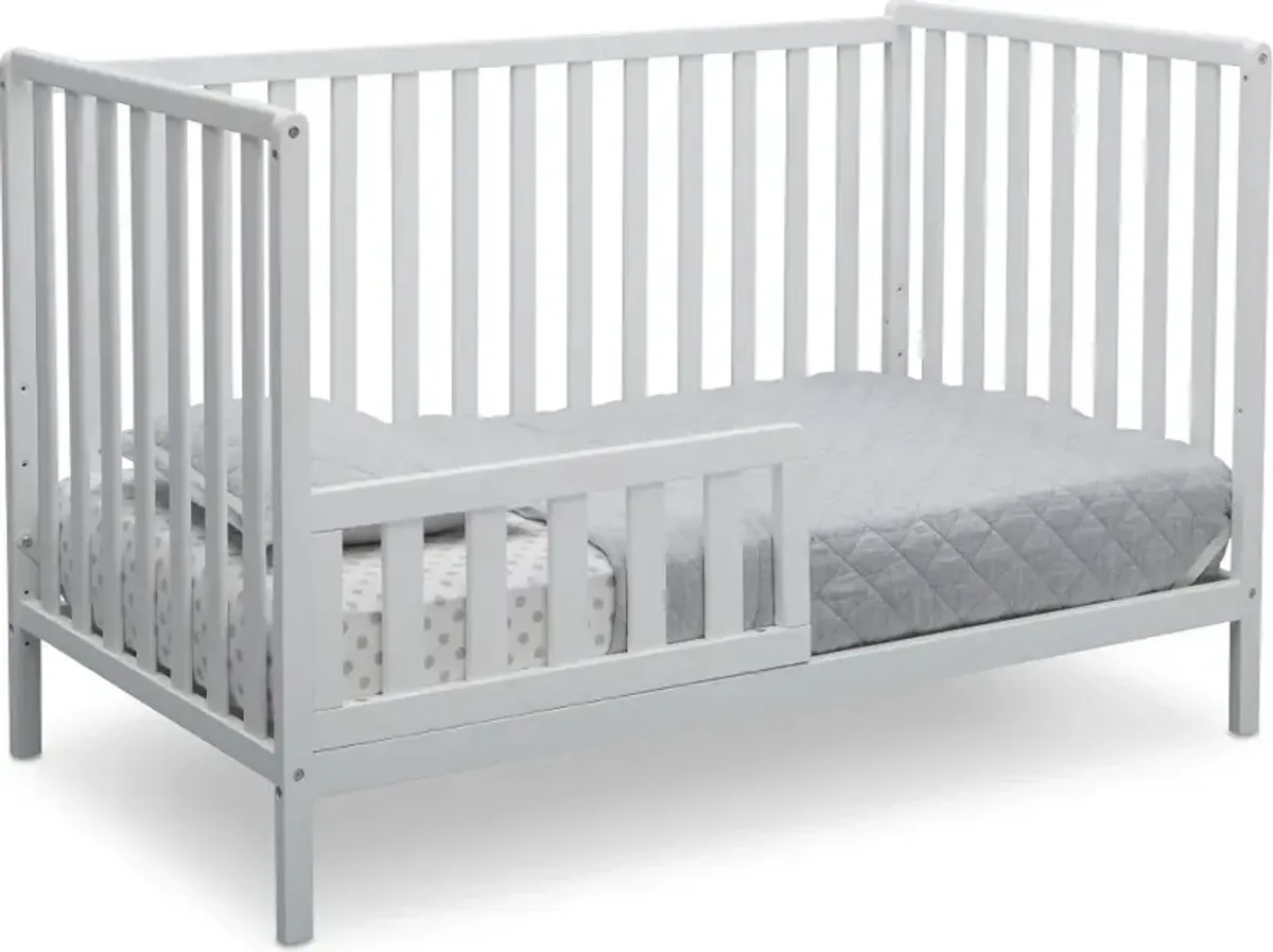 Heartland White 4-in-1 Convertible Crib