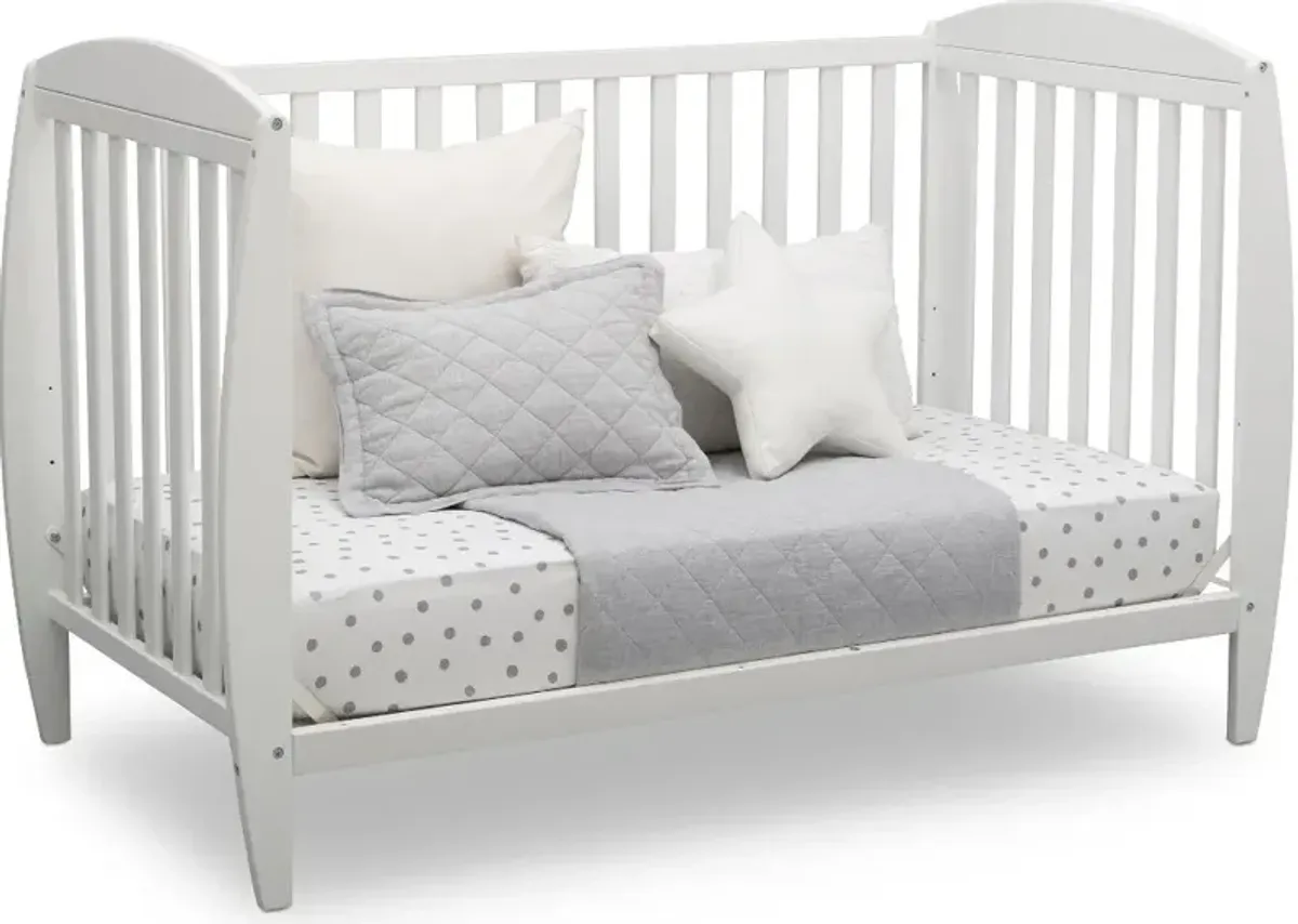 Taylor White 4-in-1 Convertible Crib