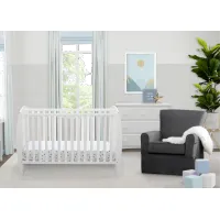 Taylor White 4-in-1 Convertible Crib