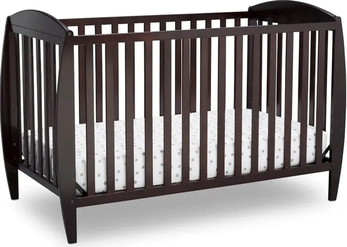 Taylor Dark Brown 4-in-1 Convertible Crib