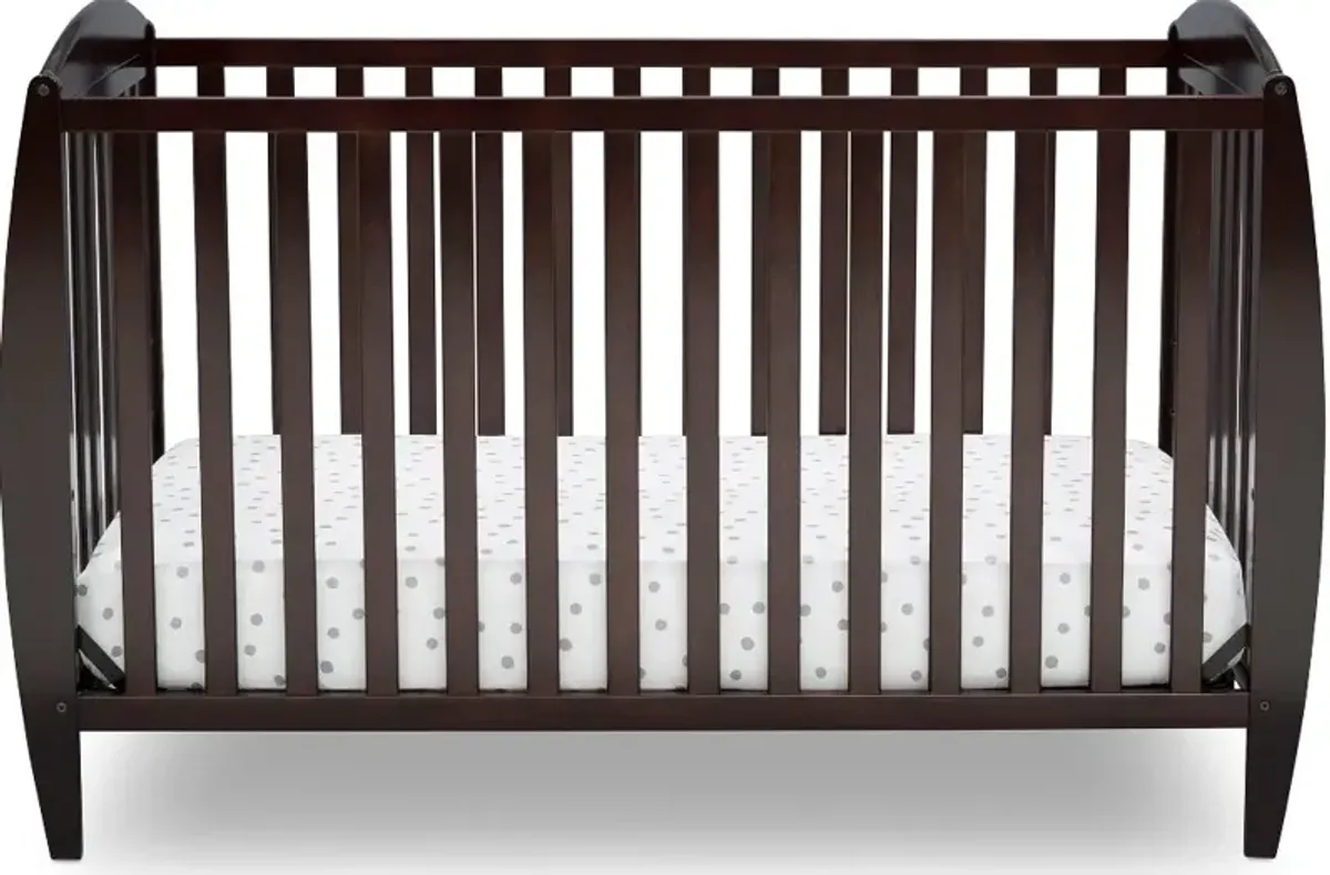 Taylor Dark Brown 4-in-1 Convertible Crib