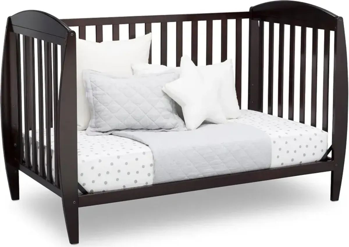 Taylor Dark Brown 4-in-1 Convertible Crib