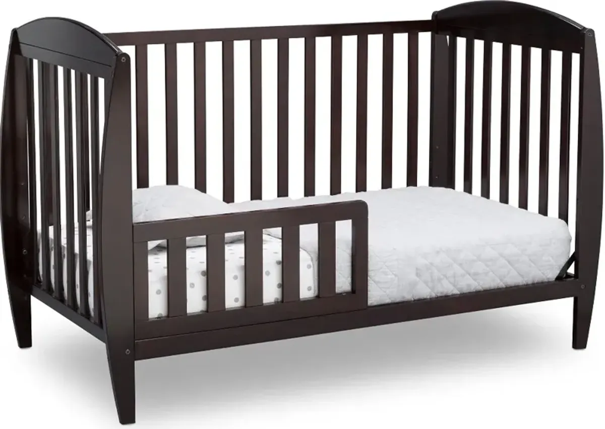 Taylor Dark Brown 4-in-1 Convertible Crib